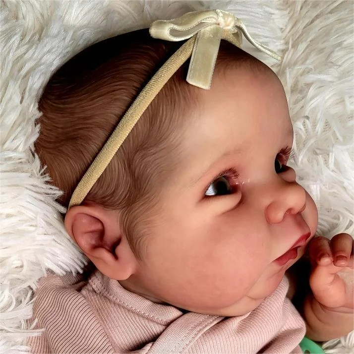  [Neue Serie] 20" echt aussehende, lebensechte, mit geöffneten Augen 