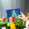 8 Pcs/Set Diamond Painting Christmas Greeting Card