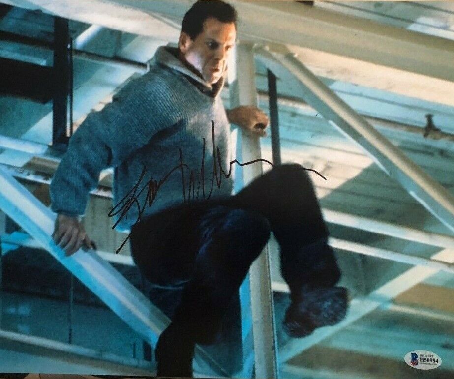 Bruce Willis signed autographed 11x14 Photo Poster painting Die Hard Beckett Authenticated