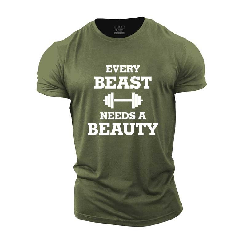Cotton Fitness Sports Short Sleeve T- shirt Style H tacday