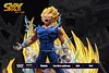 WCF Scale Majin Buu Arc Vegeta's Final Explosion with LED - Dragon Ball Resin Statue - Sky Top Studios [In Stock]
