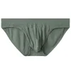 Men's Low Rise Sexy Threaded U-Shaped Breathable Briefs