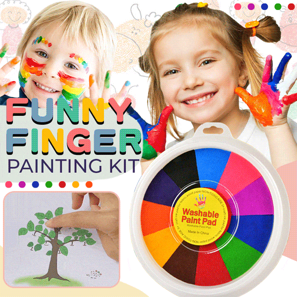 （Clearance sale-60%）Funny Finger Painting Kit