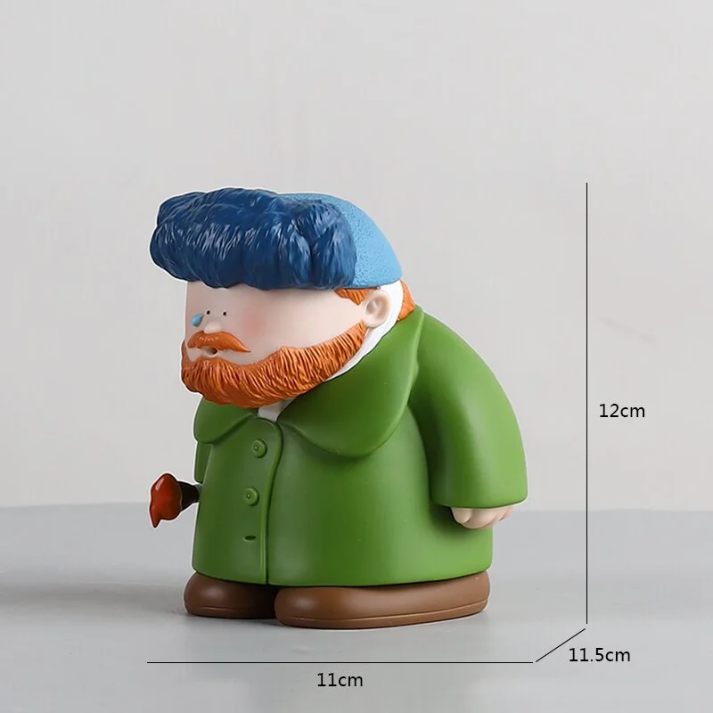 Creative Artist Figurines Desk Decoration Cartoon Character Model Nordic Home Decoration Accessories Living Room Decoration Gift
