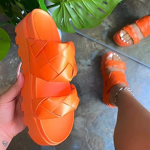 Summer Women Sandals Wedge Sandal Female Casual Slides Woman Platform Shoes Ladies Outdoor Beach Sandalias Para Mujer 2021