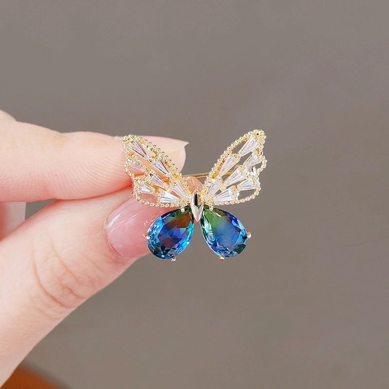 Small Brooch Simple Butterfly Brooch High-end Female Temperament Niche Design Pin New Dragonfly Brooch