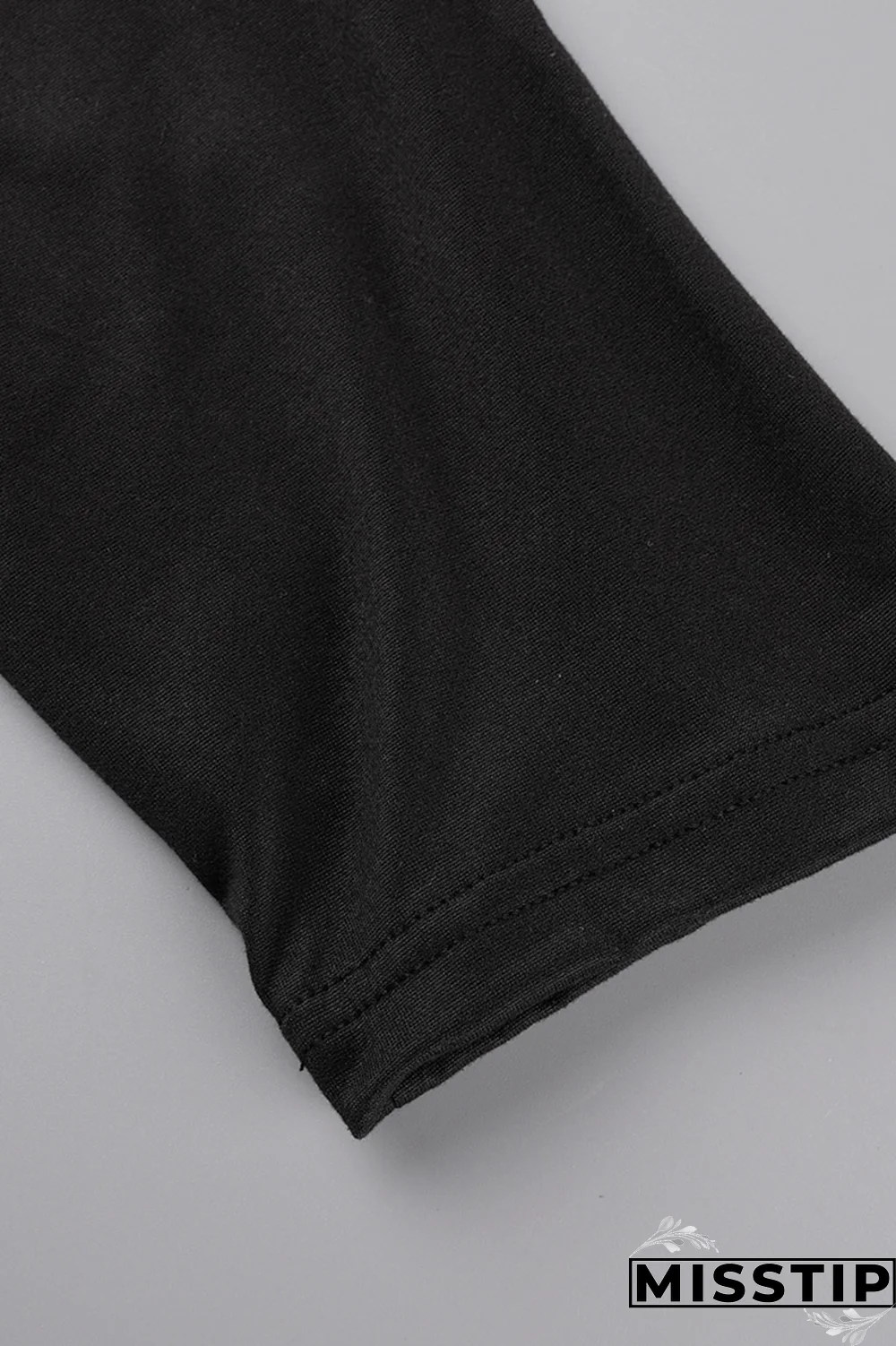 Blue Black Casual Patchwork Tie-dye O Neck Dresses