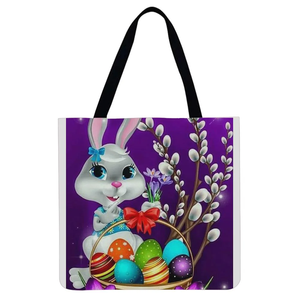 Linen Tote Bag -  Easter