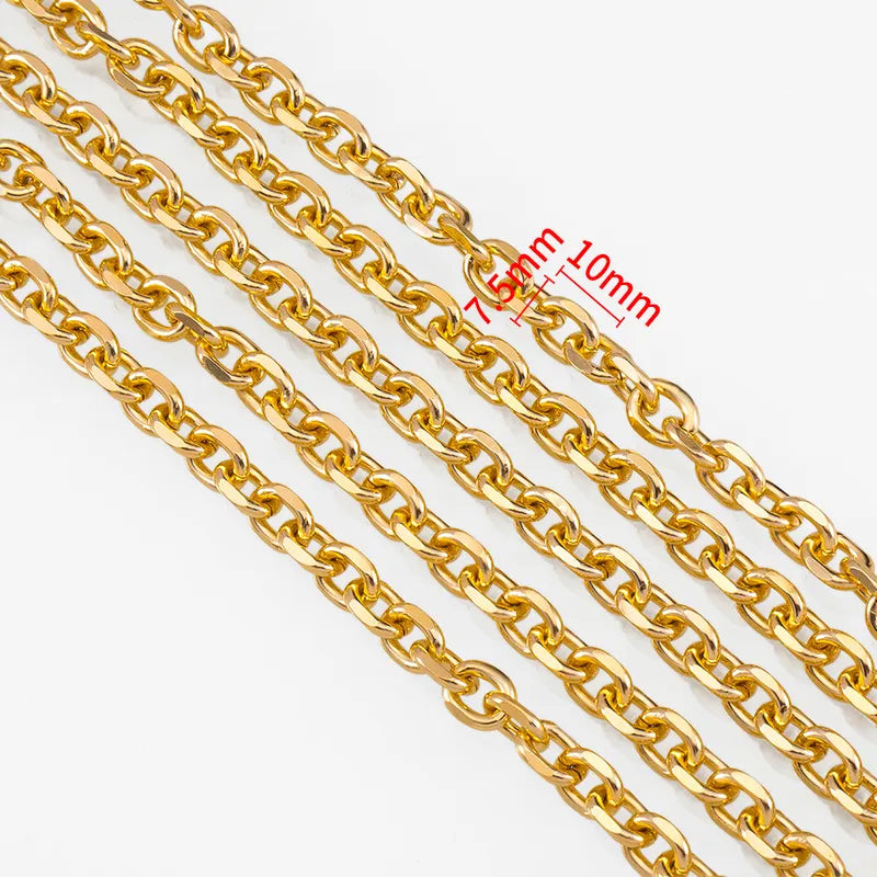 1 M Per Pack A Pack Of 2 M Alloy 7.5mm Diameter Jewelry Accessories Chain