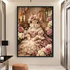 Victorian Bunny Full Stamped Cross Stitch 11CT 3-Strand 40x60cm