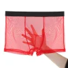 Men's sexy ultra-thin transparent boxer short