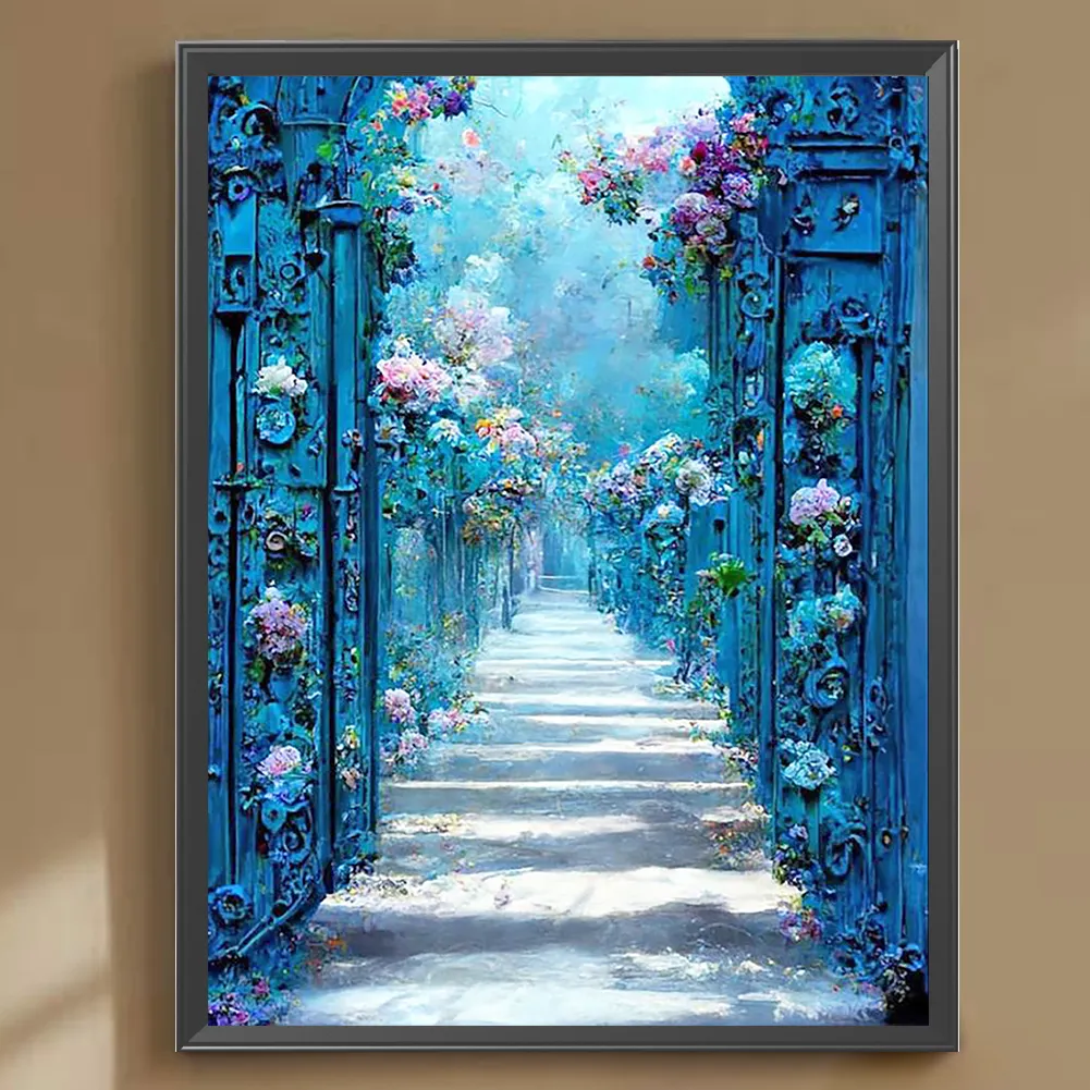 Full Round Diamond Painting 30*40cm - Flower Path