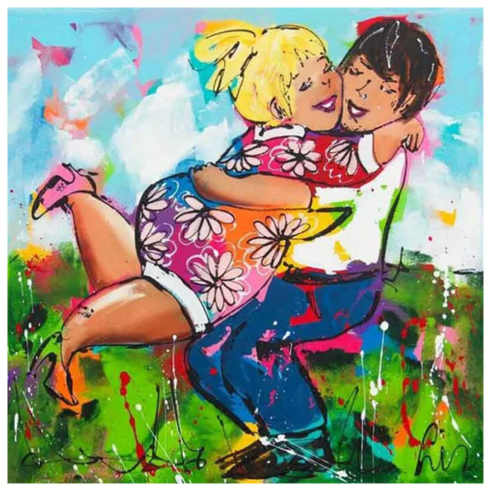 Diamond Painting - Full Round/Square Drill - Fat Woman(30*30 - 50*50cm)