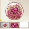 Kit d&eacute;coration de soleil &agrave; peinture en diamant d&eacute;coration c&oelig;ur floral 7,87x7,87 in