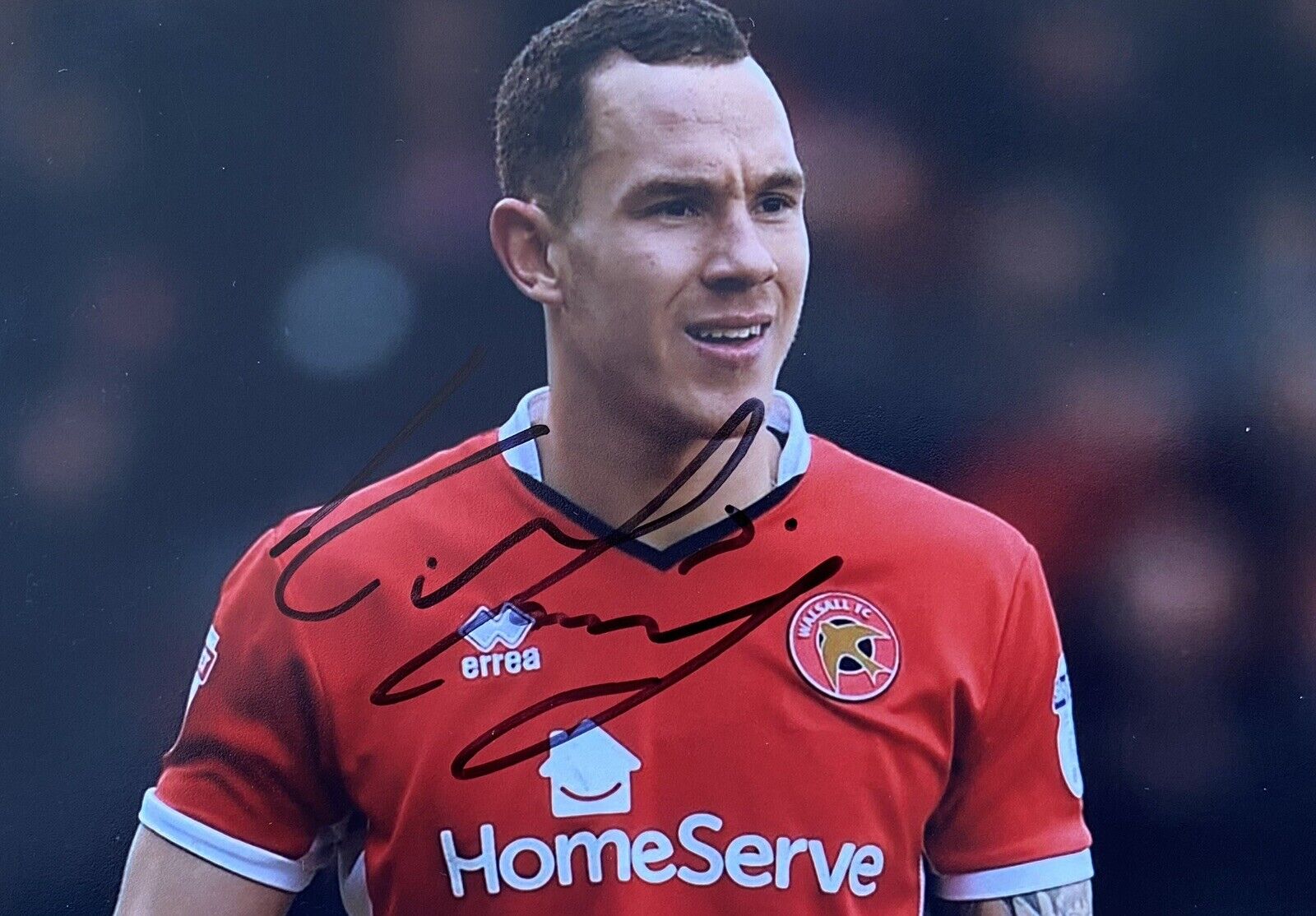 Kieron Morris Genuine Hand Signed Walsall 6X4 Photo Poster painting