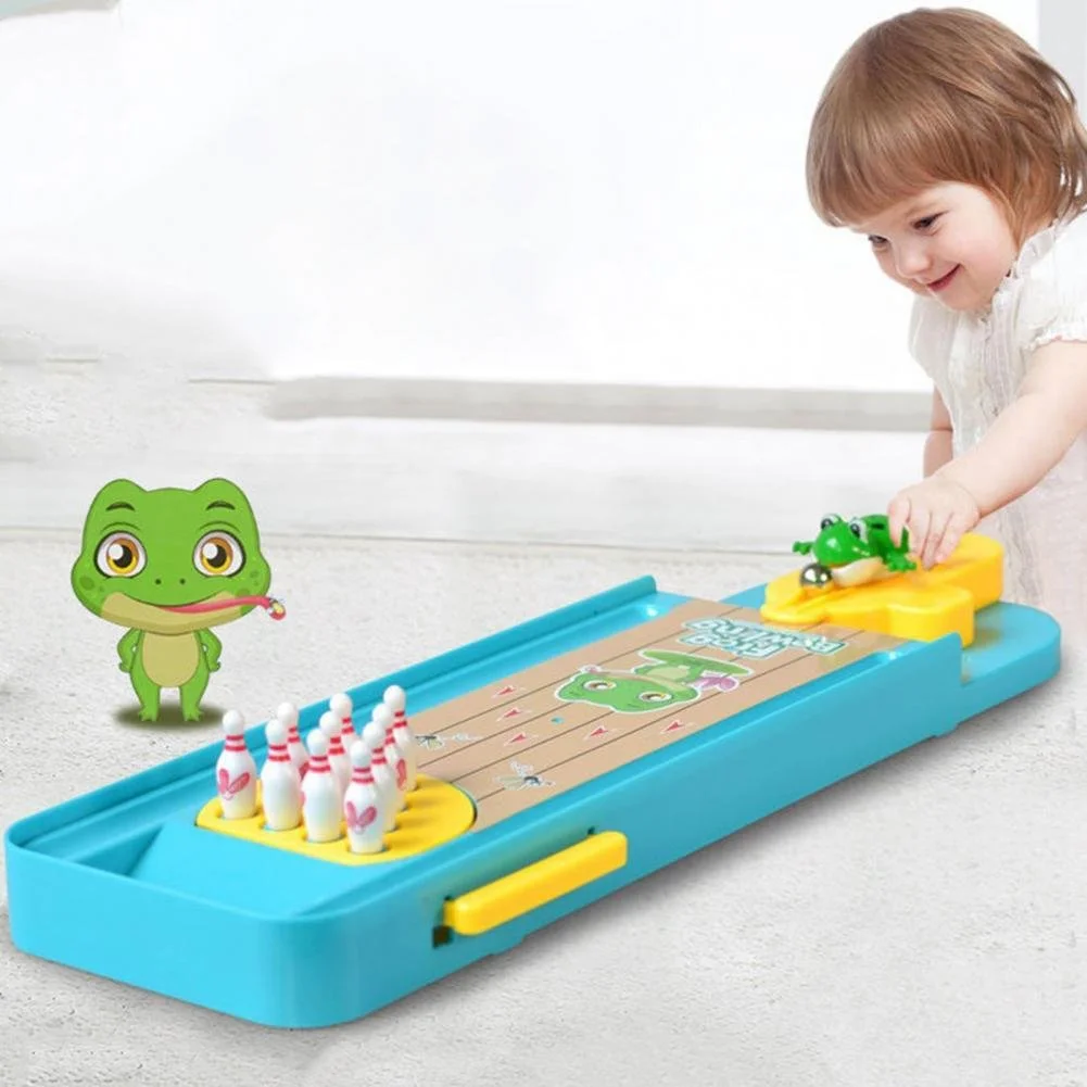 Mini Desktop Frog Bowling Game Intellectual