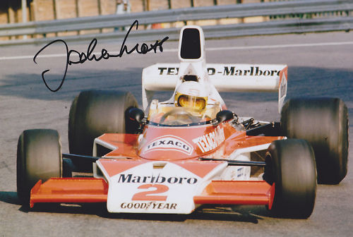 Jochen Mass McLaren Hand Signed Photo Poster painting 12x8 3.