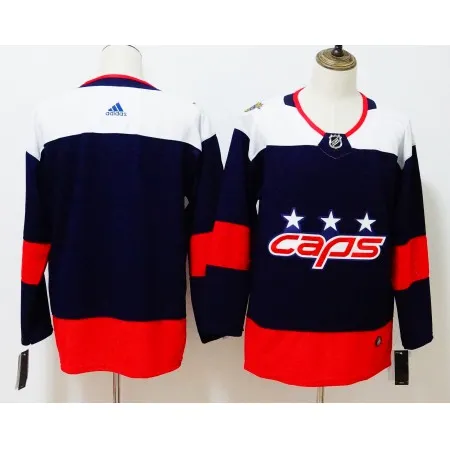 Men's  Washington Capitals Navy 2018 NHL Stadium Series Authentic Pro Stitched NHL Jersey