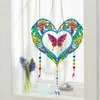 DIY Diamond Painting Suncatcher Hanging Pendant Kit(Butterfly Love)