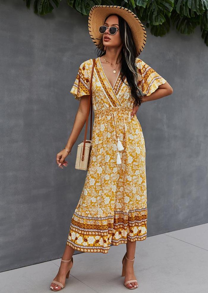 SASHA MAXI DRESS丨August Lemonade