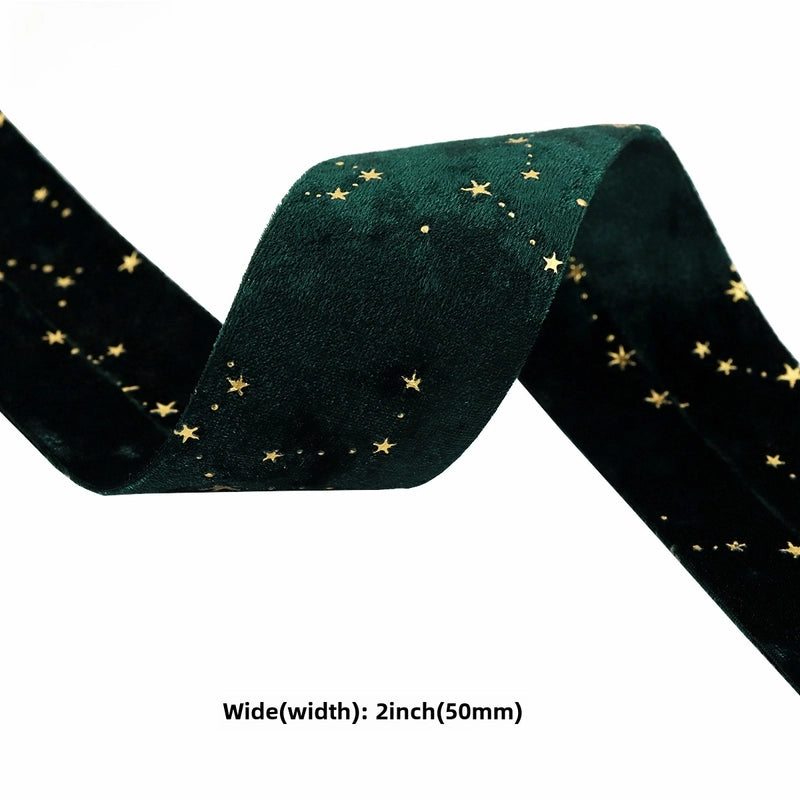 Yongjia Baotong Diy Hair Accessories Material Bronzing Velvet Double-sided Webbing Gold Diamond Velvet Cloth Accessories Ribbon