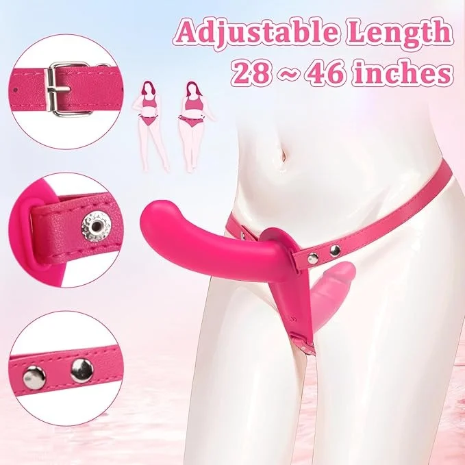 Strap-on Dildo Vibrator Double-ended Dildo With Remote Control