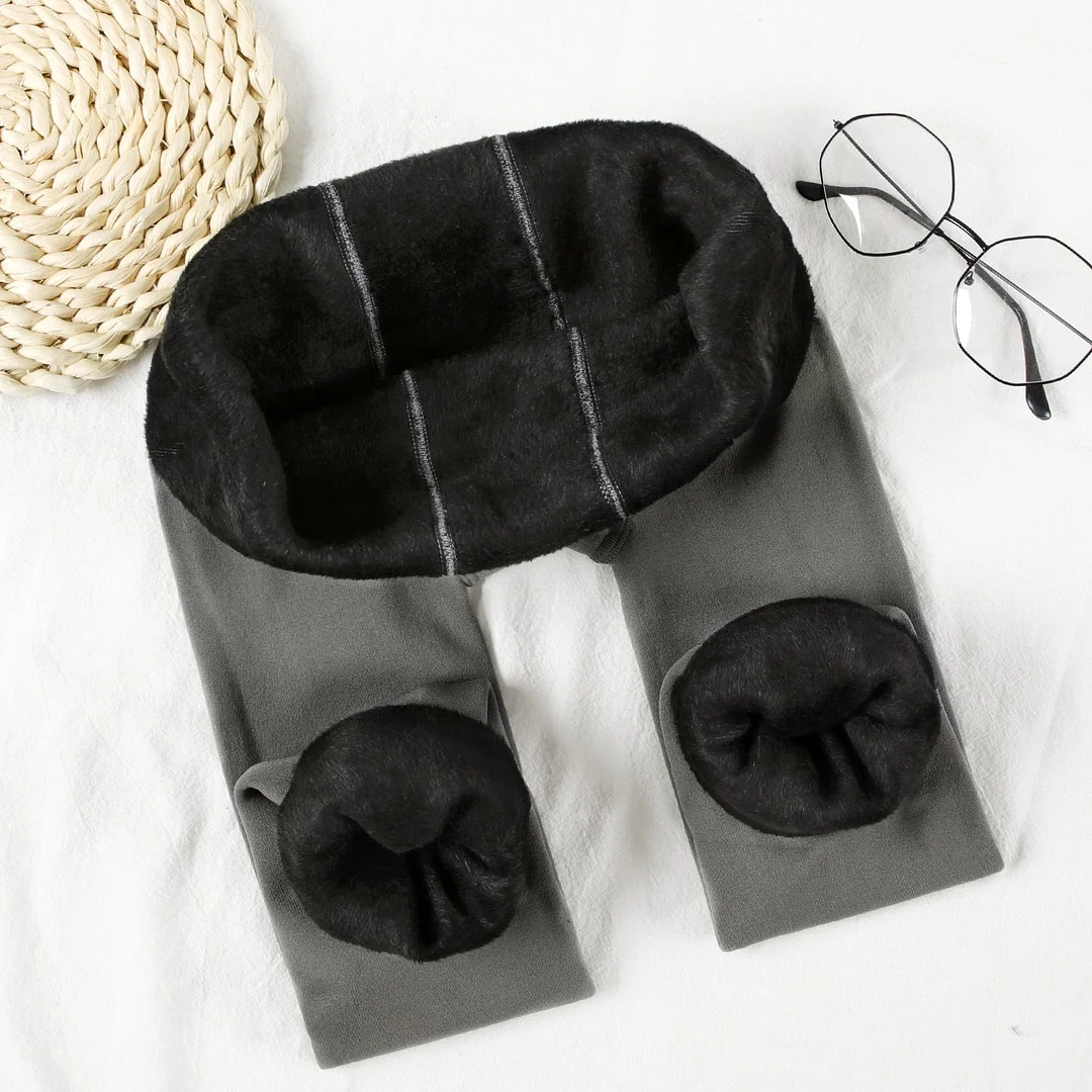 ATHVOTAR Leggings Women Winter Warm Thick Velvet Leggings Thermal Slim Elastic High Waist Casual Leggings Women