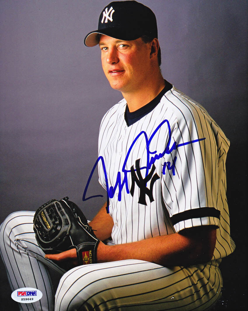 Jeff Juden SIGNED 8x10 Photo Poster painting New York Yankees PSA/DNA AUTOGRAPHED