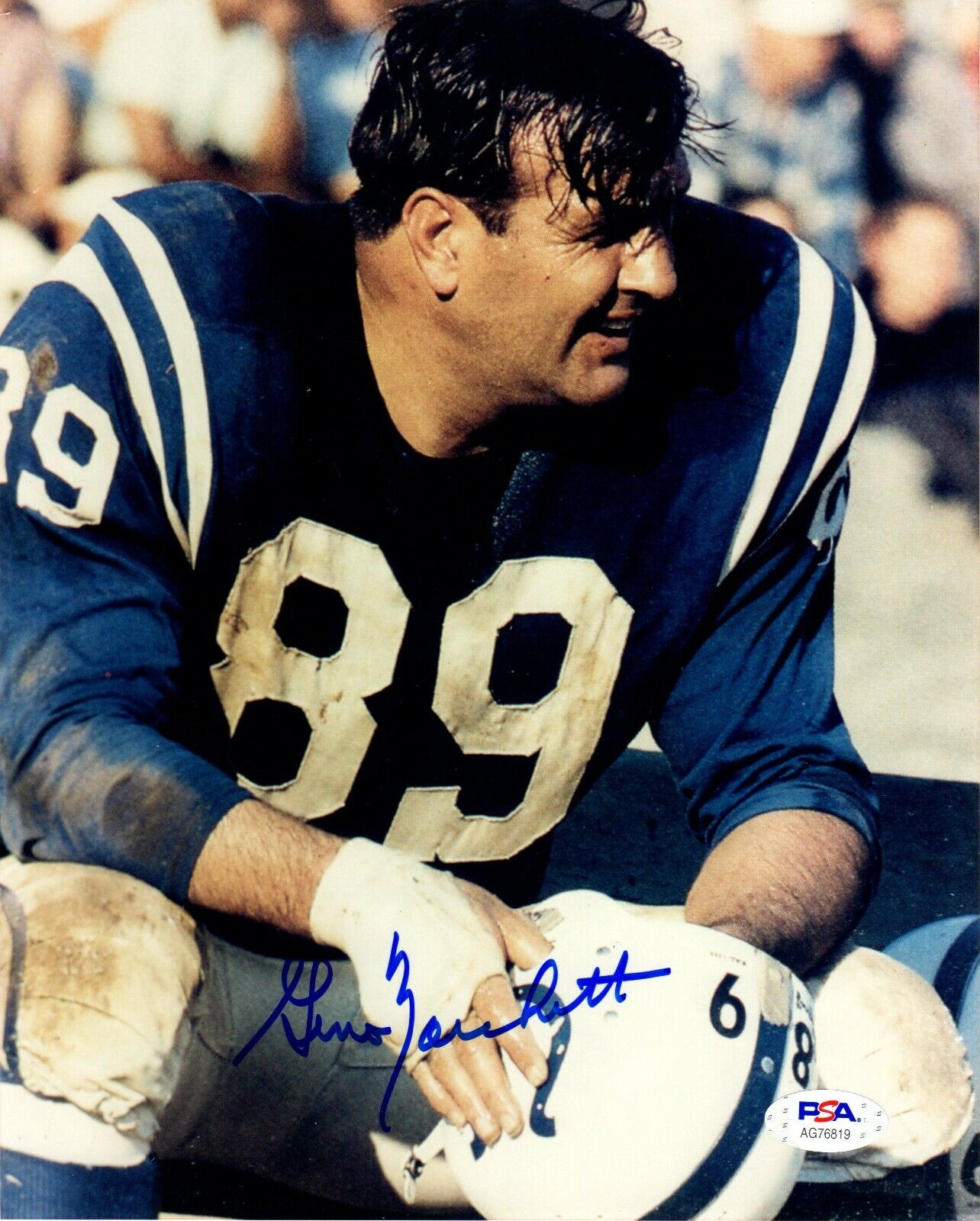 Gino Marchetti autographed signed 8x10 Photo Poster painting Baltimore Colts PSA COA