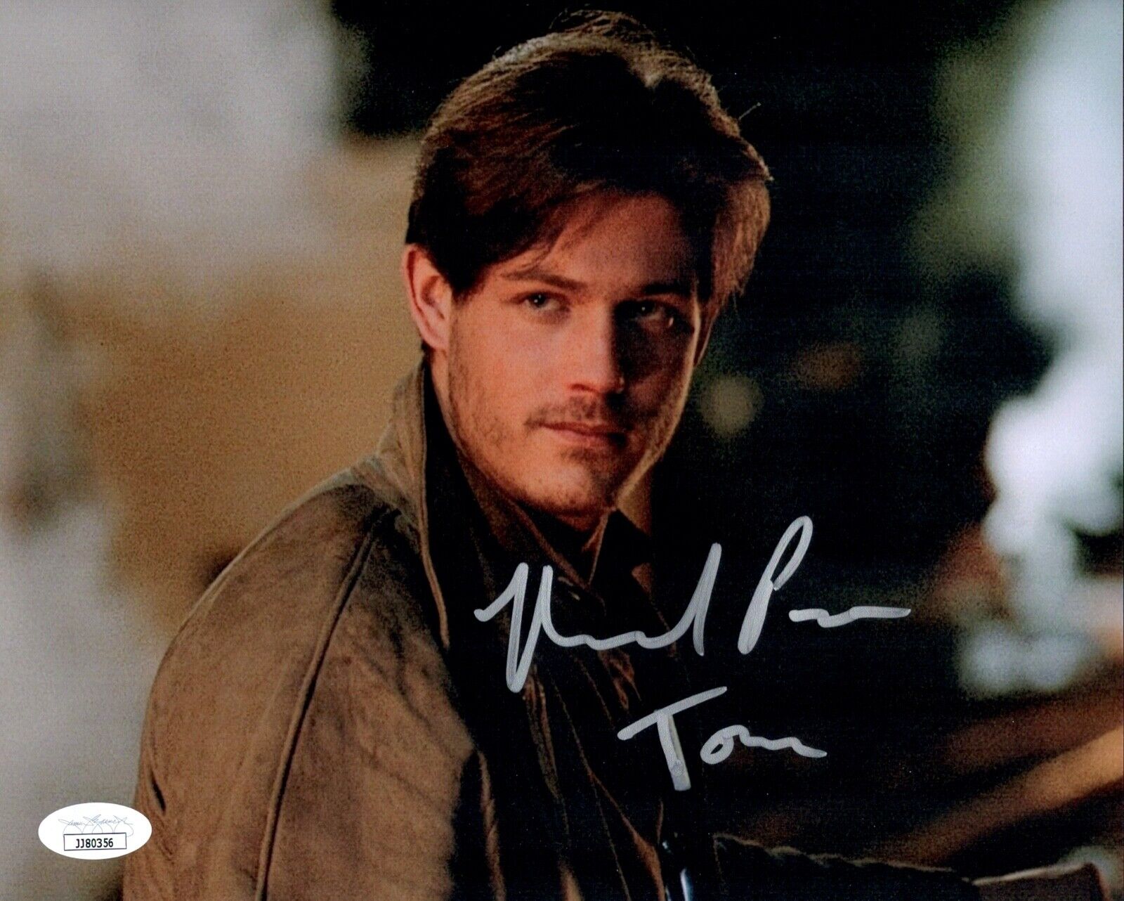 MICHAEL PARé Signed 8x10 STREETS OF FIRE Photo Poster painting PARE Autograph JSA COA Cert