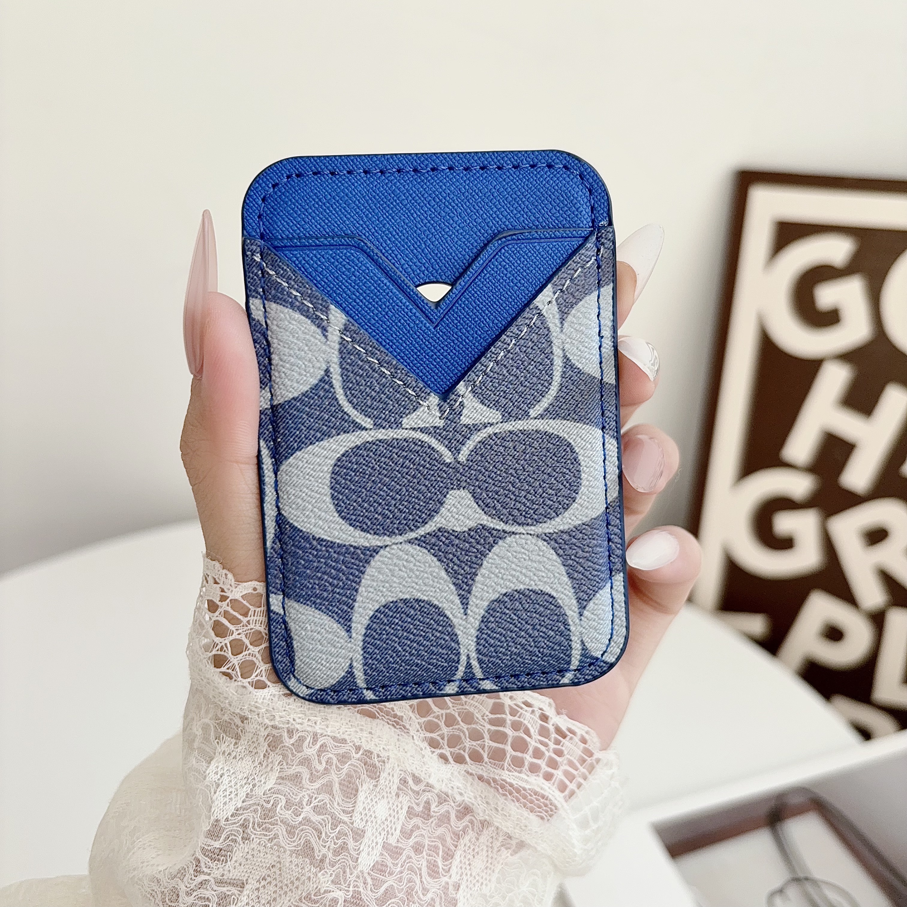 Coach Monogram Magnetic Cardholder | Luxury MagSafe Wallet Attachment for Your Daily OOTD