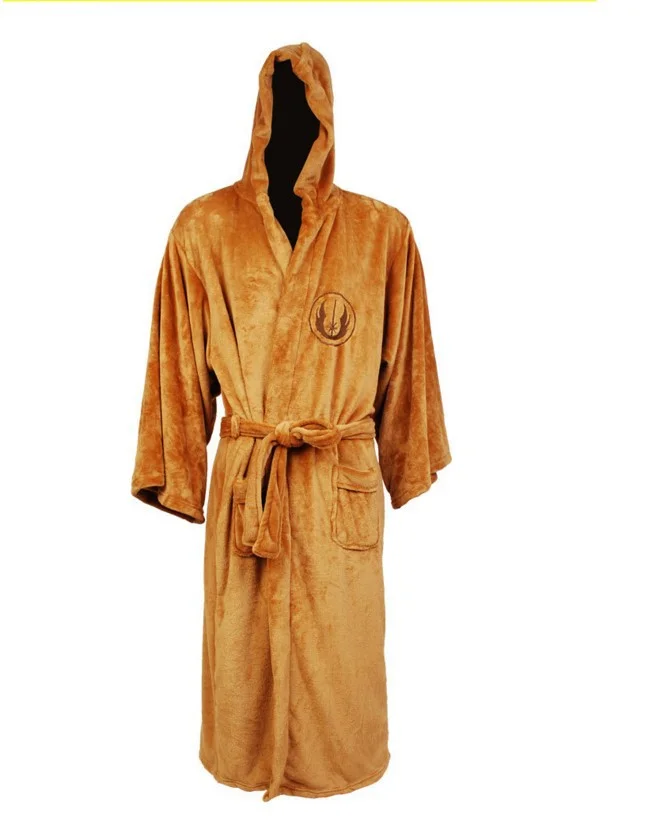 Star Wars Jedi Bathrobe Bath Robe Coral Fleece Costume
