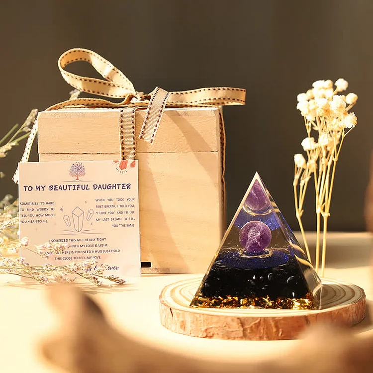 DAUGHTER - Deep In My Heart - Obsidian Reki Orgone Pyramid