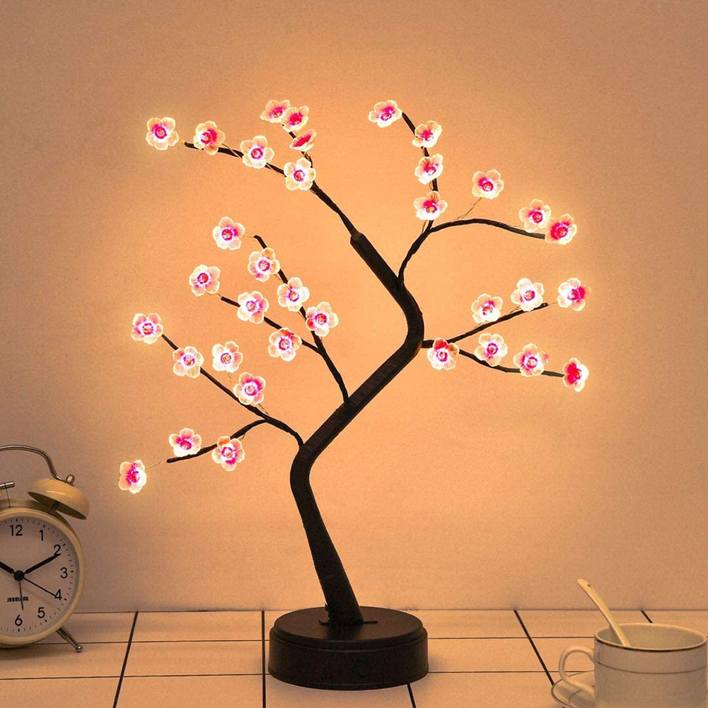 

36LED Mini Plum Tree Copper Wire Garland-Night Light, 501 Original