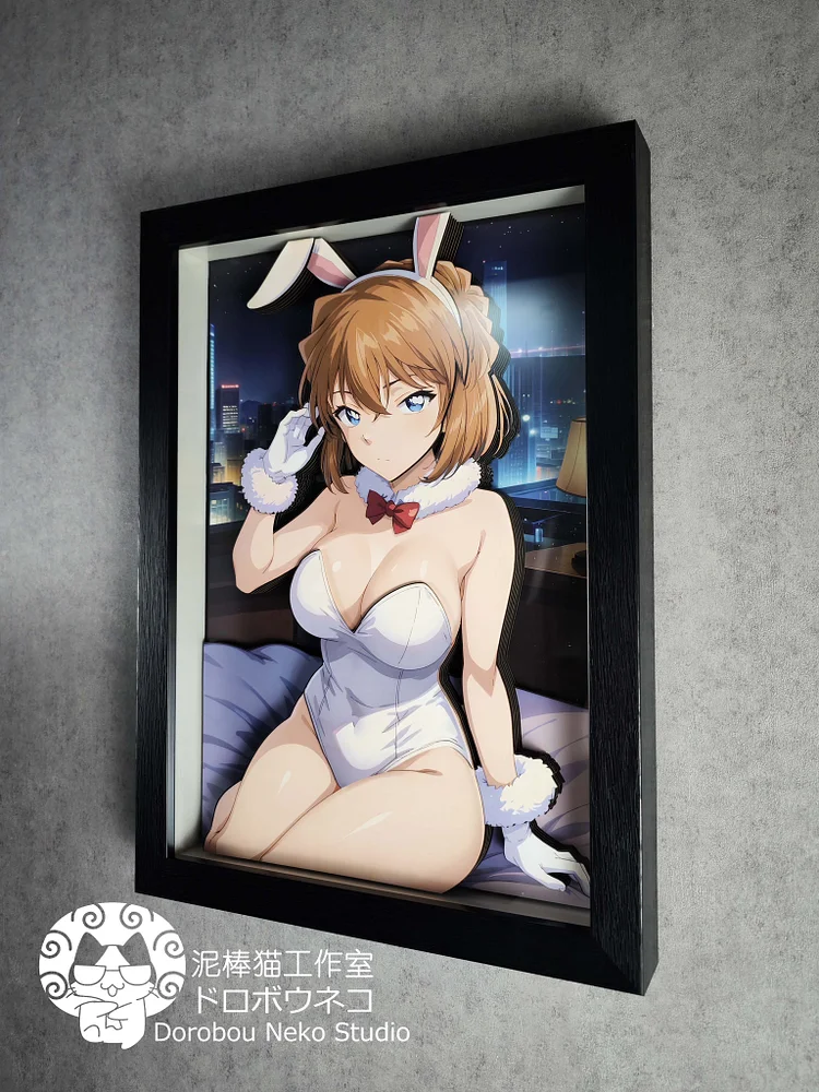IN-STOCK Dorobou Neko Studio - Detective Conan - DSMG-041 Decorative Painting of Bunny Girl Haibara Ai Scene (Adult 18+)-