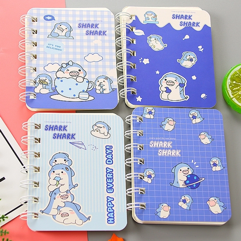 A7 Flip Coil Notebook Student Small Pocket Mini Portable Office Notepad Random 1 Piece