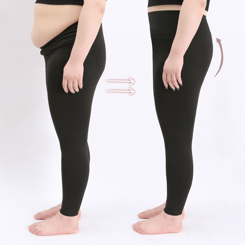 Autumn-Winter Plus Slimming Yoga Pants: Tummy Control & Lift