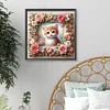 Diamond Painting-DIY Full Round Drill Cat(40*40CM)
