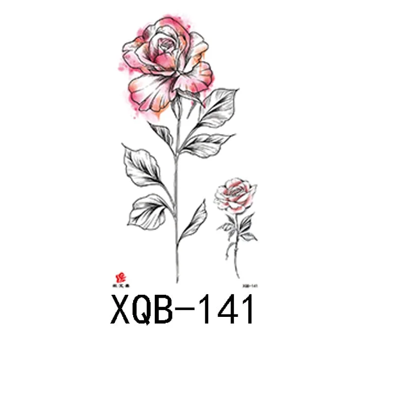 Small Full Arm Waterproof Tattoo Sticker Half Arm Arm Fierce Wolf Head Animal Arm Lasting European and American Tattoo Sticker