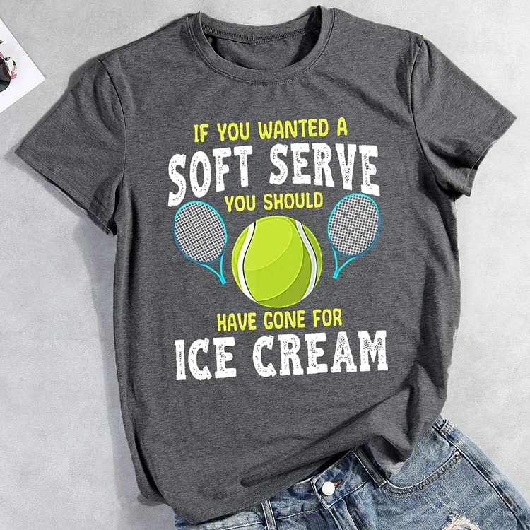 Funny Tennis T-shirt Tee-012878-Annaletters