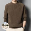 100% Pure Wool Round Neck Business Sweater