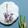 Alphabet Blumen doppelseitig - 5d DIY Handwerk Schlüsselanhänger