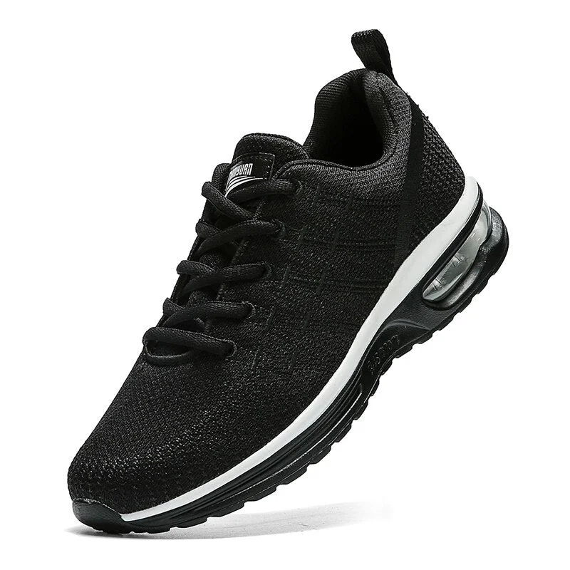 Running Shoes Breathable Lace-up Sneakers 2020 Spring New Outdoor Couple Cushion Shoes Brand Fitness Shoes Mens Gym Shoes Sports