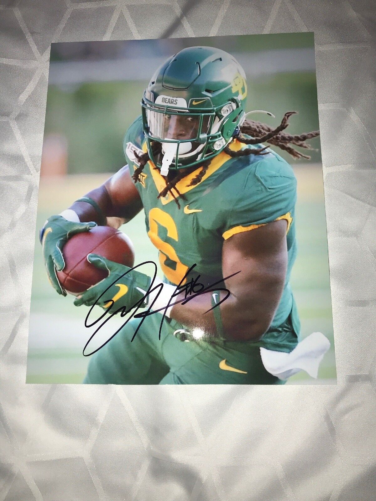 JaMycal Hasty Baylor Bears signed autographed 8x10 football Photo Poster painting RB STAR