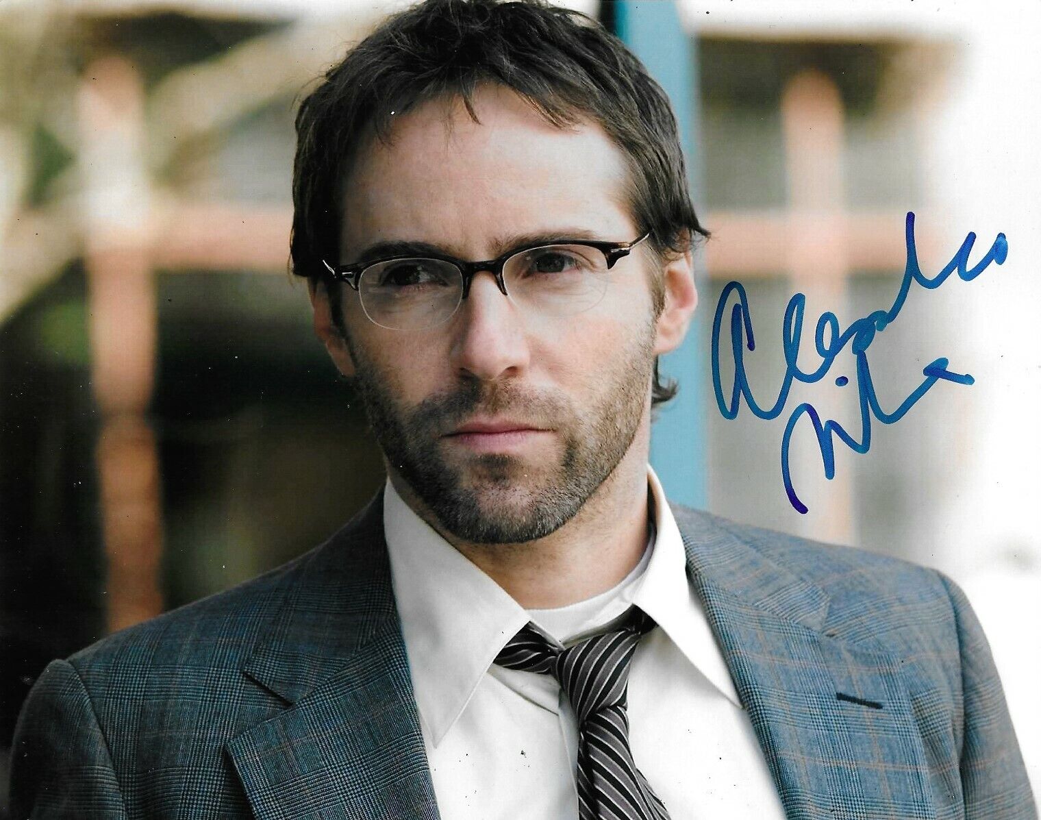 Alessandro Nivola Signed 10x8 Photo Poster painting AFTAL