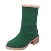 Women's Boots Short Solid Color Snow Boots