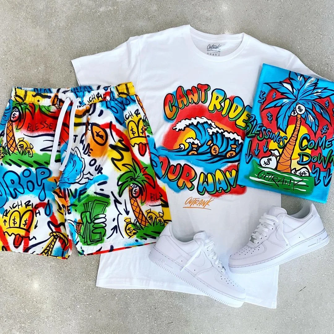 Chief Printed Short Sleeve T-Shirt 41ad&1w