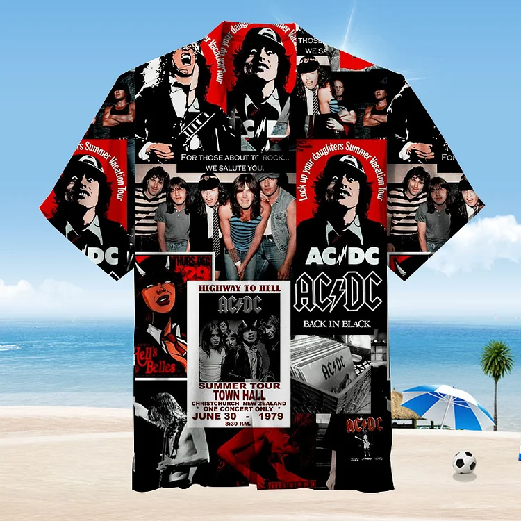 AC DC |Unisex Hawaiian Shirt