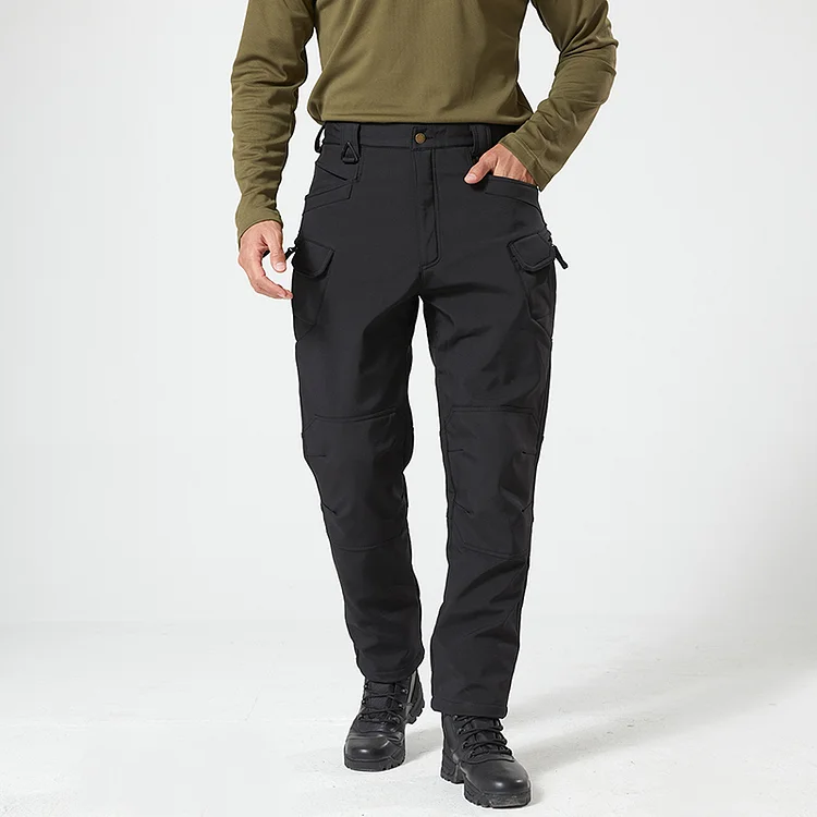 PASUXI Men's Outdoor Tactical Pants Rip Stop Lightweight Waterproof Military Combat Cargo Work Hiking Pants huanwei