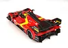 1:18 Ferrari 499P Le Mans 24 Hours Endurance Race Simulation Alloy Car Model Static Toy